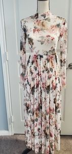 Flower sheer dress